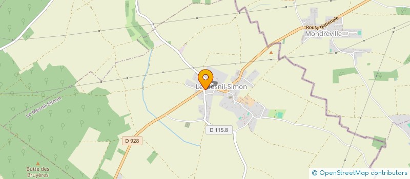 localisation de l'entreprise BNR CONFORT à LE MESNIL-SIMON