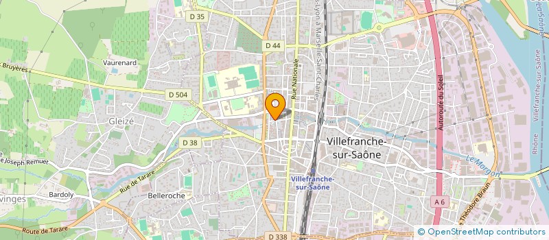 localisation de l'entreprise BNR IMMOBILIER à VILLEFRANCHE-SUR-SAONE
