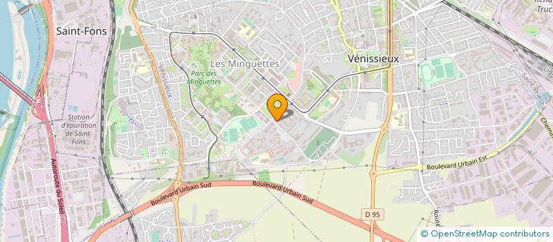 localisation de l'entreprise BNR PEINTURE  VENISSIEUX