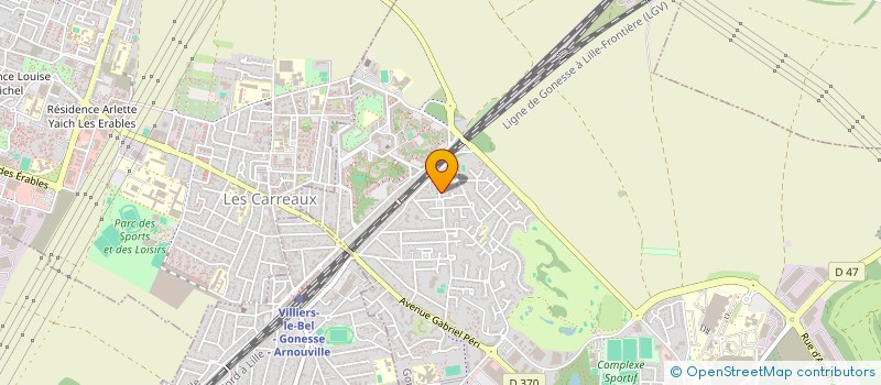 localisation de l'entreprise BNR ST  GONESSE