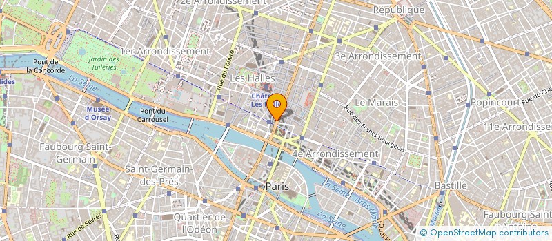 localisation de l'entreprise BNS à PARIS