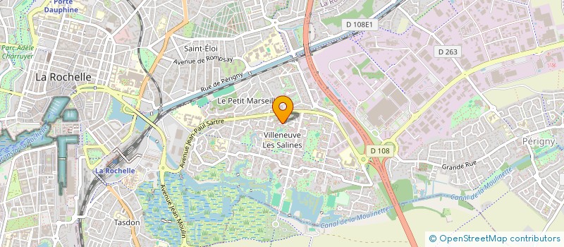 localisation de l'entreprise BNS 49  LA ROCHELLE