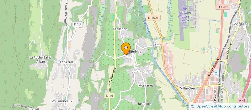 localisation de l'entreprise BNS CLIMATISATION  LA MOTTE-SERVOLEX