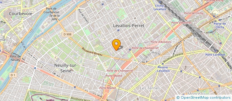 localisation de l'entreprise BNS DIFFUSION à LEVALLOIS-PERRET