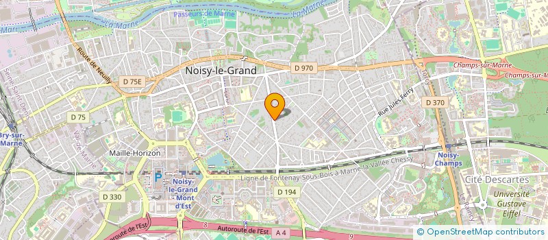 localisation de l'entreprise BNS INVEST  NOISY-LE-GRAND