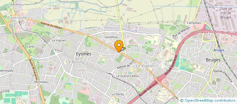 localisation de l'entreprise BNS MOTORS  EYSINES