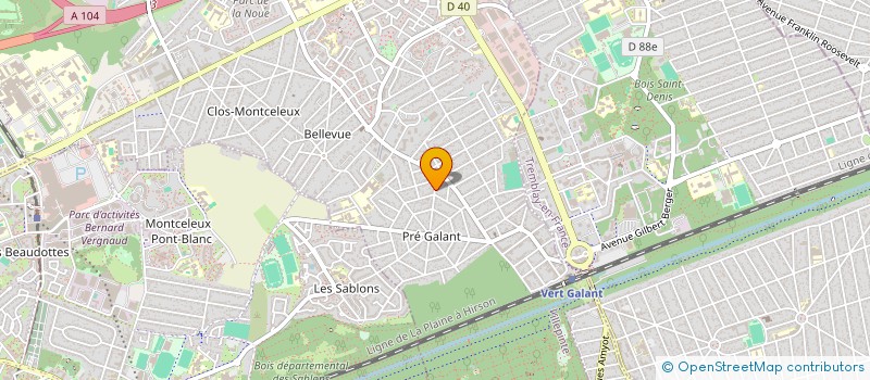 localisation de l'entreprise BNS PATRIMOINE à VILLEPINTE