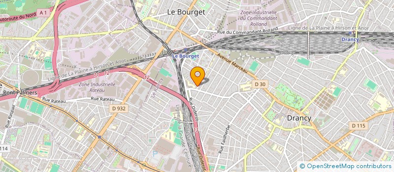 localisation de l'entreprise BNS TRANSPORT à DRANCY