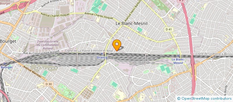 localisation de l'entreprise BNSA à DRANCY