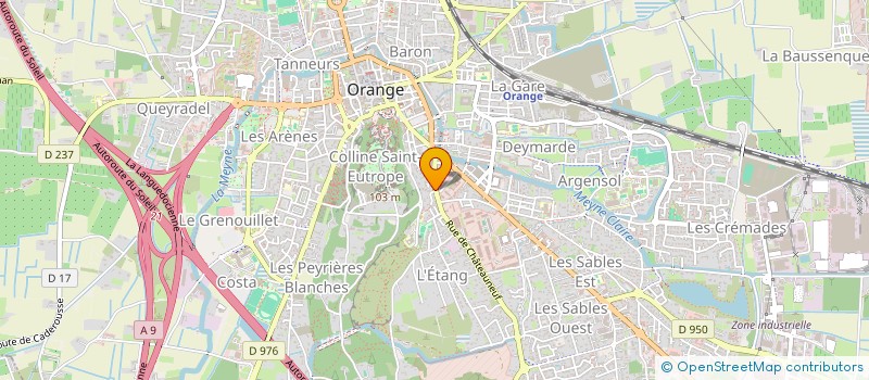 localisation de l'entreprise BNSI LISLE à ORANGE
