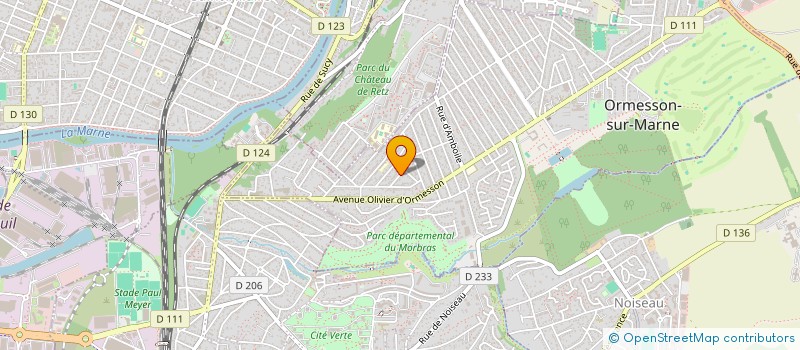 localisation de l'entreprise BNT  ORMESSON SUR MARNE