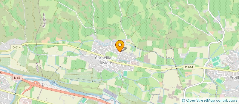 localisation de l'entreprise BNT LOCATION  CORNEILLA-LA-RIVIERE