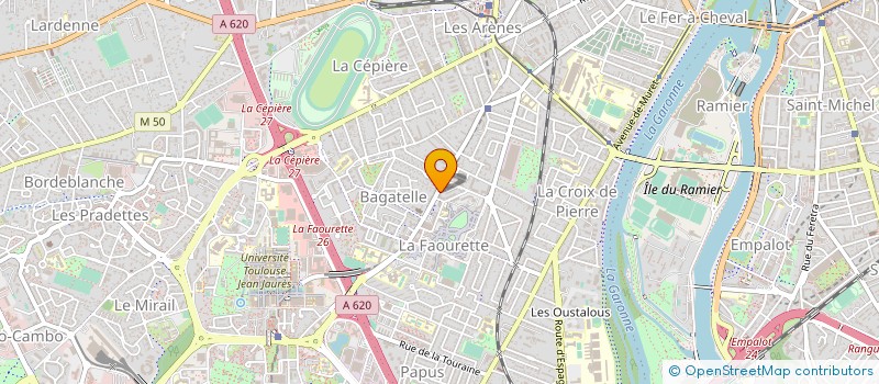 localisation de l'entreprise BNT POMPAGE  TOULOUSE