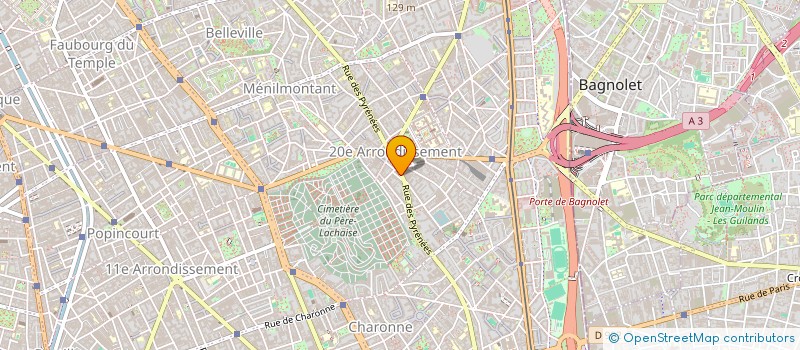 localisation de l'entreprise BNV IMMO  PARIS