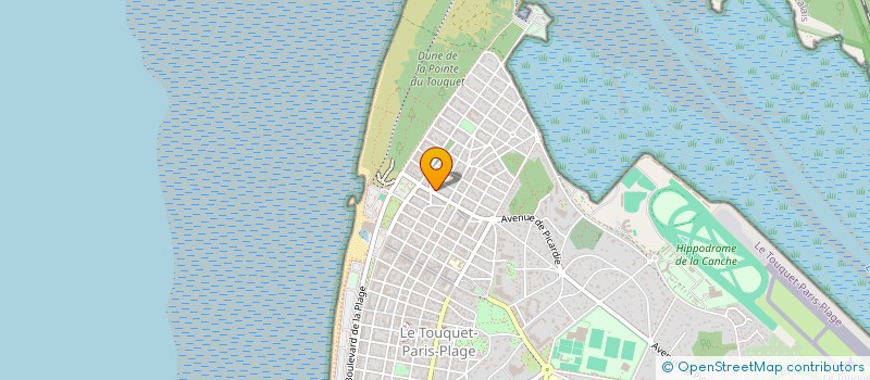localisation de l'entreprise BNW  LE TOUQUET-PARIS-PLAGE