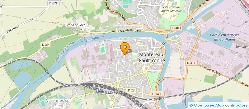 localisation de l'entreprise BNY FORM à MONTEREAU-FAULT-YONNE
