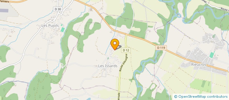 localisation de l'entreprise BNY STUDIO à LES ISSARDS