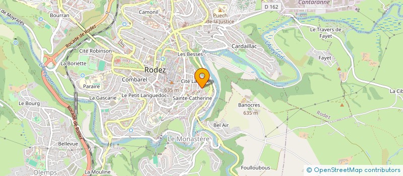 localisation de l'entreprise BNYML  RODEZ