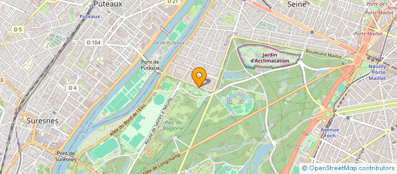 localisation de l'entreprise BNZ PROPERTY à NEUILLY-SUR-SEINE