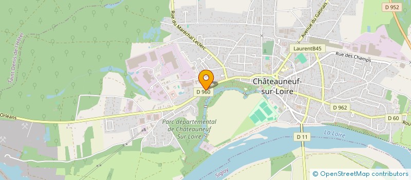 localisation de l'entreprise BO à CHATEAUNEUF-SUR-LOIRE