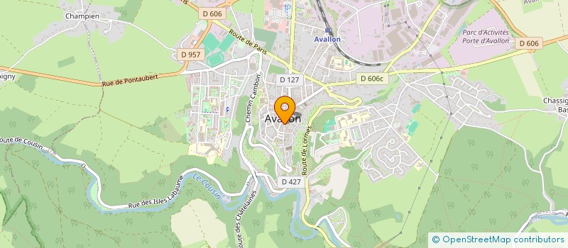 localisation de l'entreprise BO à AVALLON