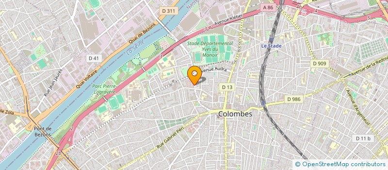 localisation de l'entreprise BO à COLOMBES
