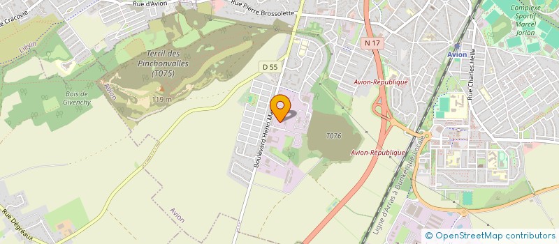 localisation de l'entreprise BO BLANC  AVION