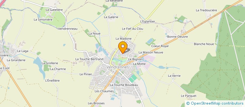 localisation de l'entreprise BO BOIS CONCEPT à VENDRENNES