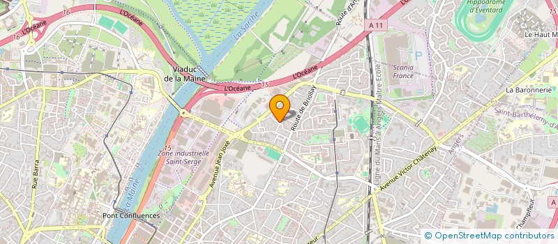 localisation de l'entreprise BO.BURGERS à ANGERS