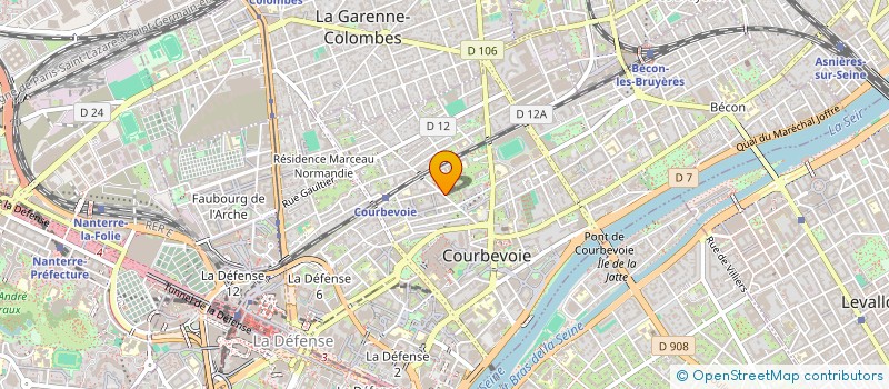 localisation de l'entreprise BO BY BODEAU à COURBEVOIE