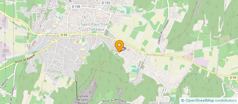 localisation de l'entreprise BO CAIRN IMMO  SAINT-PAUL-TROIS-CHATEAUX