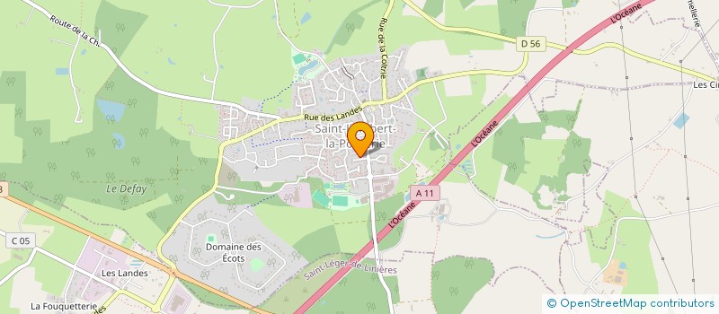 localisation de l'entreprise BO & CO  SAINT-LEGER-DE-LINIERES