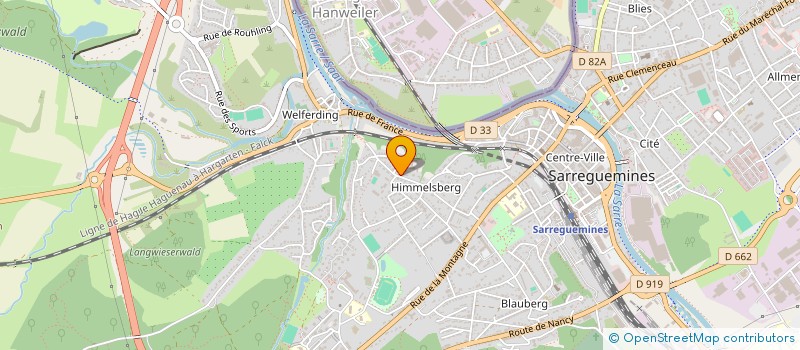 localisation de l'entreprise BO CONSEIL  SARREGUEMINES