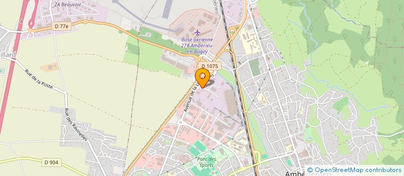 localisation de l'entreprise BO CONSULT à AMBERIEU-EN-BUGEY