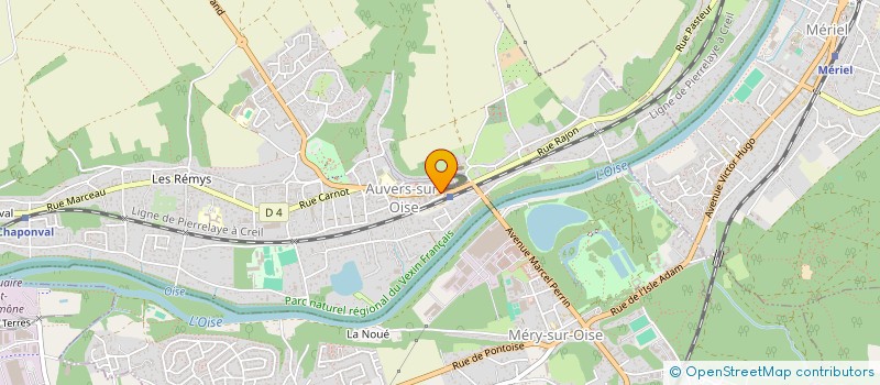 localisation de l'entreprise BO DENTAL  AUVERS SUR OISE