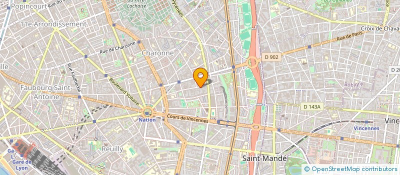 localisation de l'entreprise BO DESIGN FLORAL  PARIS