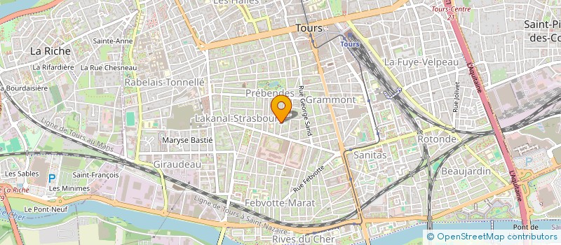 localisation de l'entreprise BO.DO.BA  TOURS