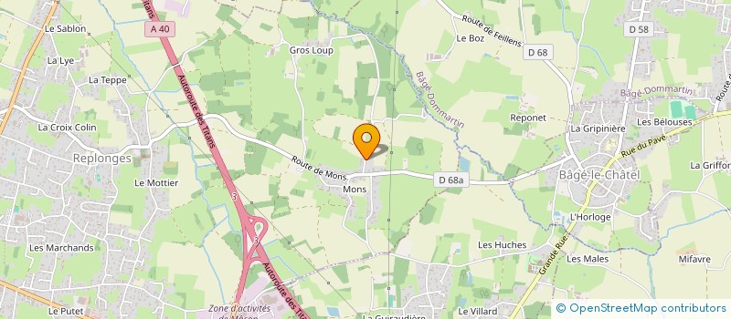 localisation de l'entreprise BO-EM  REPLONGES