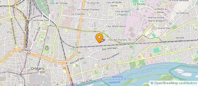 localisation de l'entreprise BO ENERGIE à ORLEANS
