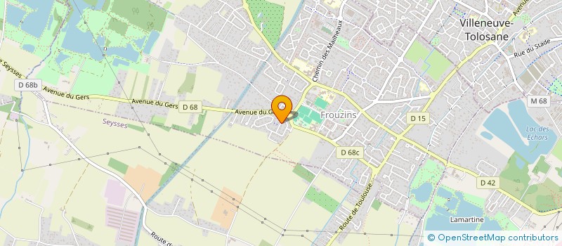 localisation de l'entreprise BO ET BIENS  FROUZINS