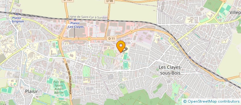 localisation de l'entreprise BO.FER.BATIMENT  LES CLAYES-SOUS-BOIS