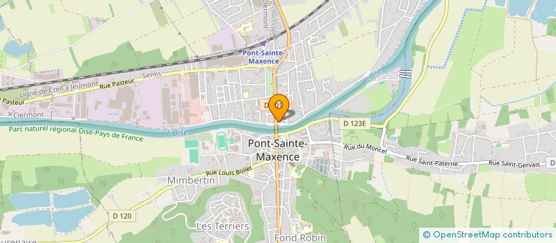 localisation de l'entreprise BO GOSS +  PONT-SAINTE-MAXENCE