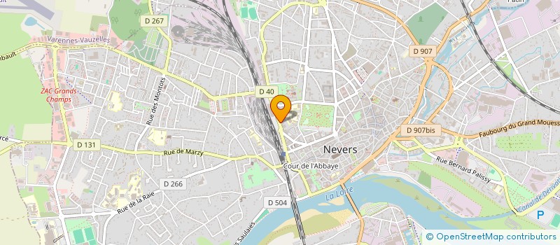 localisation de l'entreprise BO - GP à NEVERS