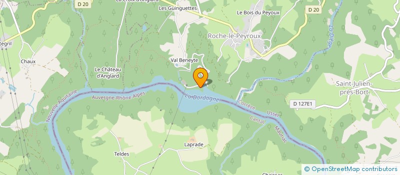 localisation de l'entreprise BO-IMMO 19  NEUVIC