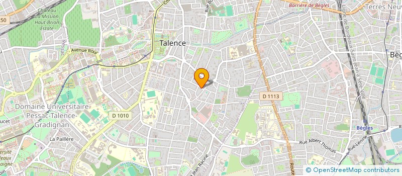 localisation de l'entreprise BO IMMO  TALENCE