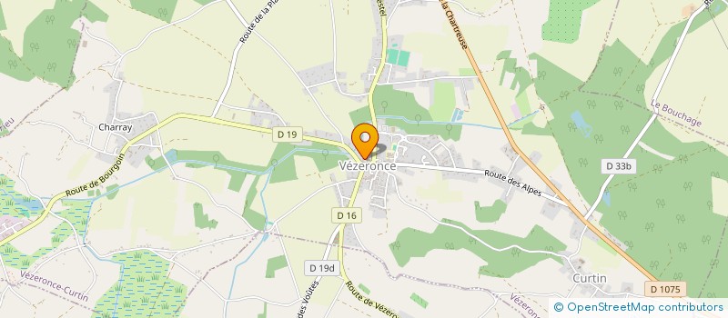 localisation de l'entreprise BO-IMMO  VEZERONCE-CURTIN