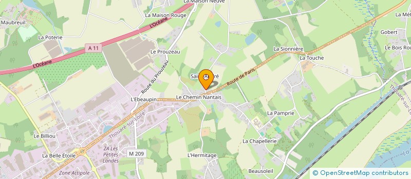 localisation de l'entreprise BO IMMO  CARQUEFOU