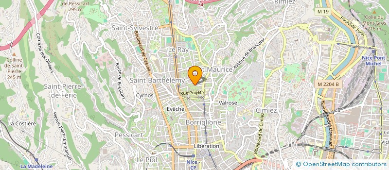 localisation de l'entreprise BO INVEST  NICE