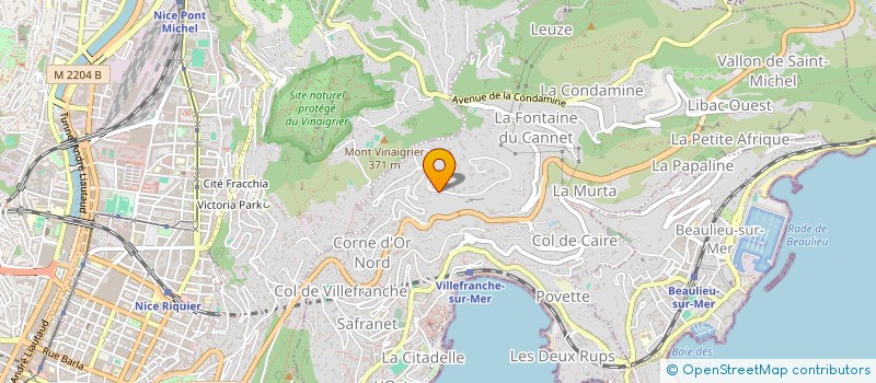 localisation de l'entreprise BO KAY NOUD LO COCO à VILLEFRANCHE-SUR-MER