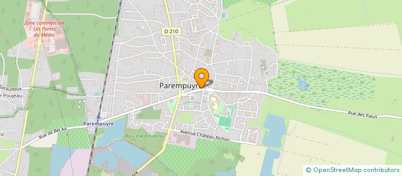 localisation de l'entreprise BO & NA  PAREMPUYRE